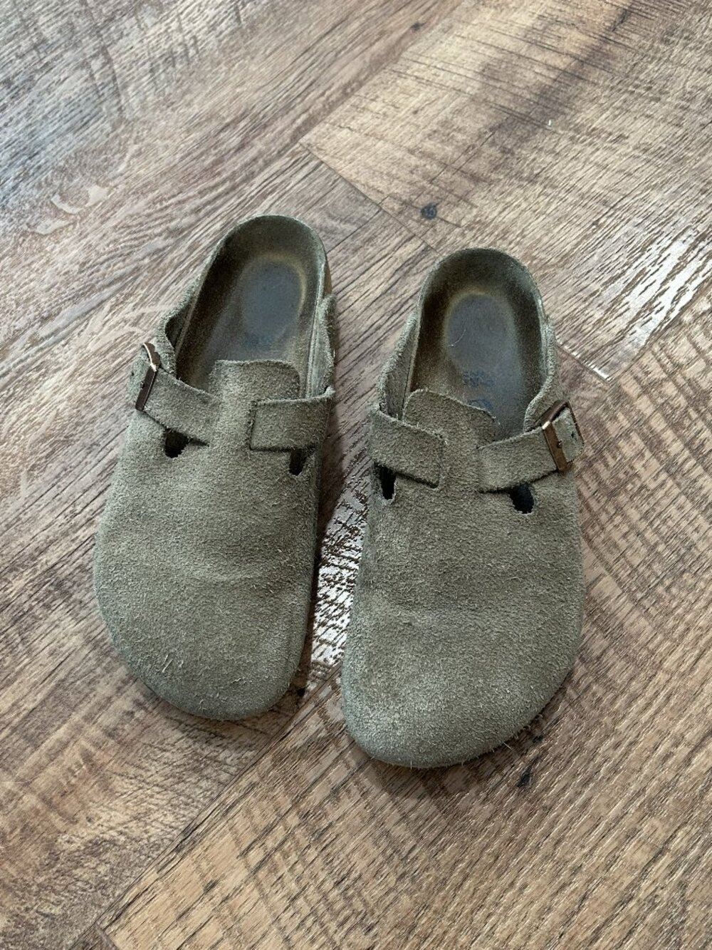 Birkenstock Boston Soft Footbed Clog, Taupe, Size 39